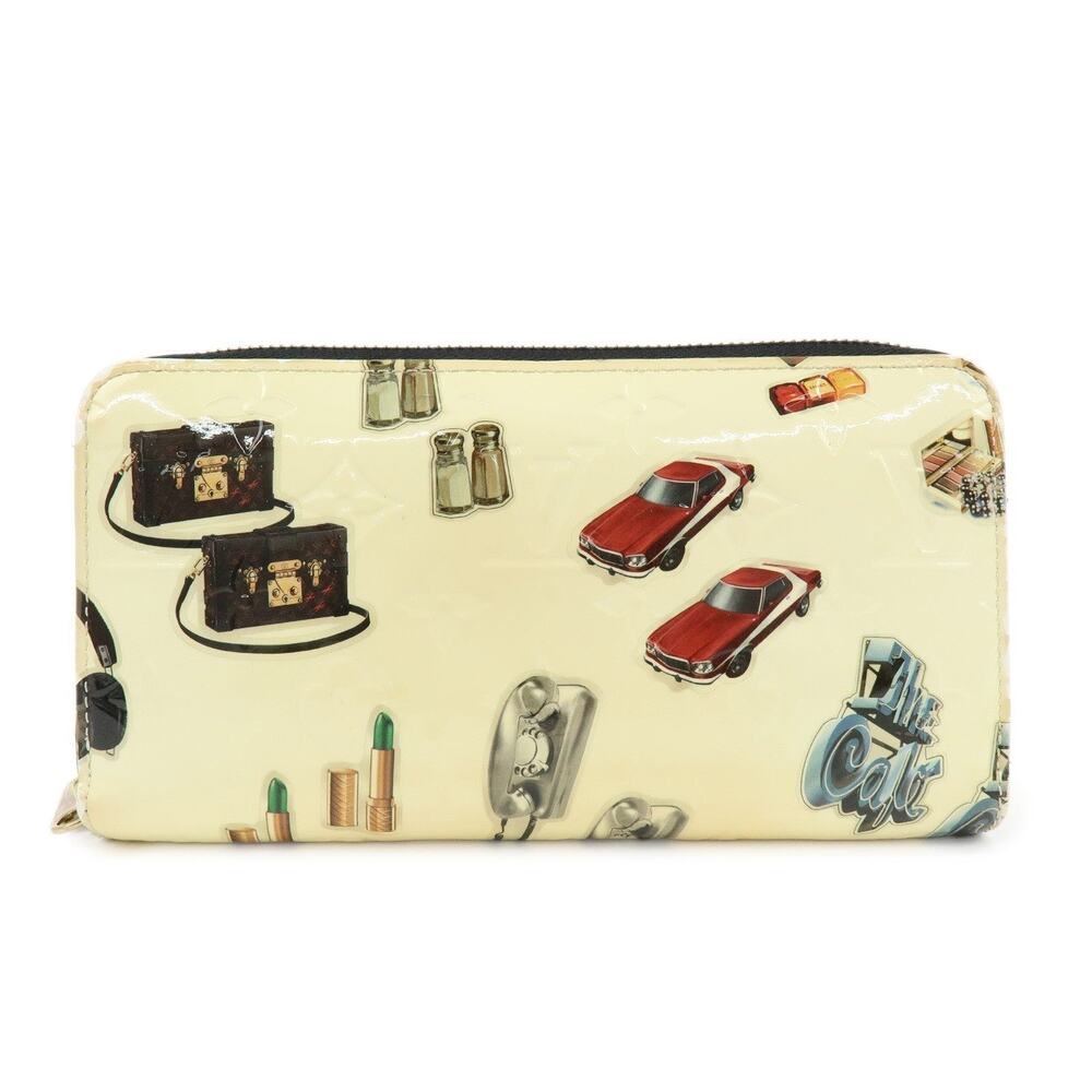 Louis Vuitton Monogram Vernis Zippy Wallet Sticker Print